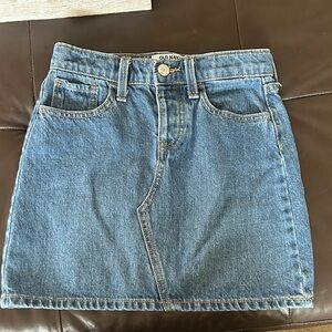 Old Navy Light Blue Denim Mini Skirt size 8